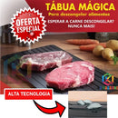Tabua Mágica p/Descongelar Rápido Carne Aves Peixes Alimentos Cozinha Casa Bandeja AeM HOME