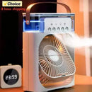 Transforme Seu Ambiente: Mini Ar Condicionado 4 em 1 com USB, LED e Design Compacto para Quarto, Sala e Escritório!