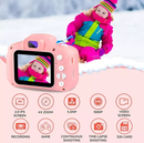Mini Câmera Infantil-1920x1080 (Full HD)-32GB-TFT de 2 polegadas-200mAh-USB 2.0