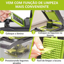 Transforme sua Cozinha com o Cortador Multi Fatiador Nicer 13 em 1 – Praticidade e Precisão em Cada Corte!