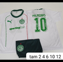 Conjunto Infantil Palmeiras - Camiseta + Shorts