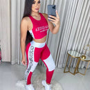 Conjunto Academia Maria Gueixa - Legging + Top, Conforto, Estilo e Performance!