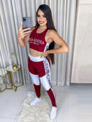 Conjunto Academia Maria Gueixa - Legging + Top, Conforto, Estilo e Performance!