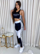 Conjunto Academia Maria Gueixa - Legging + Top, Conforto, Estilo e Performance!