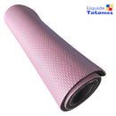 Kit 2 Tapetes Colchonetes (Yoga, Pilates, Fitness) Cores (Azul, Preto, Rosa) Leve, Macio e Flexível.