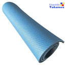 Kit 2 Tapetes Colchonetes (Yoga, Pilates, Fitness) Cores (Azul, Preto, Rosa) Leve, Macio e Flexível.