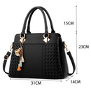 Bolsa Elegante de Luxo Ombro Bordado Tote