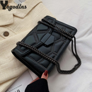 Bolsas de Ombro de Luxo com Rebite Chain Pequenos