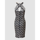 Vestido de Festa Social Elegante Feminino Geo - BRENDA