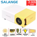Mini projetor yg300 pro led 1080p hd completo portátil