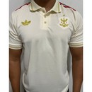 CAMISETA PREMIUM DO FLAMENGO III POLO OFFWHITE 2025/2026