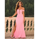 Vestido de Festa Longo Espartilho Fenda Alta - DANIELA
