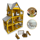 Casinha de Boneca Infantil com Moveis
