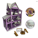 Casinha de Boneca Infantil com Moveis