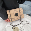 Bolsas de Ombro de Luxo com Rebite Chain Pequenos