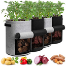 Sacolas para mudas de  plantas, 3 tamanhos com efeito de estufa