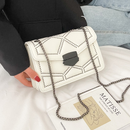 Bolsas de Ombro de Luxo com Rebite Chain Pequenos