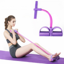 4 Cordas Elásticas de Resistência Exercitador Remador