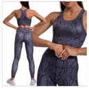 Conjuntos Fitness Leopardo Print Yoga