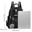 Mochilas Feminina de Viagem Sólido Elegante Oxford