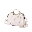 Bolsa Feminina - Design de Gatinho Elegante em Couro PU.
