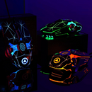 Mouse Gamer ergonômico com fio RGB LED retro iluminado 3200dpi 6 botões