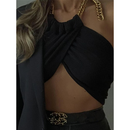 Cropped Cryptographic com Corrente - LIANE