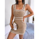 Vestido Casual Curto Cintura Malha Envolto - YASMIM