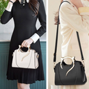 Bolsa Feminina - Design de Gatinho Elegante em Couro PU.