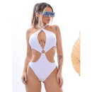 Maiô Argola Asa Body Traje Luxo