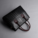 Bolsa Sacola de Luxo Designer Crocodilo Retro