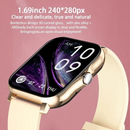 SmartWatch Dourado Design Elegante + Pulseira