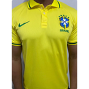 CAMISA BRASIL POLO AMARELA CASUAL 2026