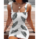 Vestido Verão Feminino Sexy Flores - ROSA