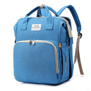 Mochila Cama Portátil (5 in 1)  Perfeita para Viajar com seu Bebê + Carregador Portátil + Garrafa de leite.