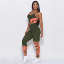 Conjunto fitness com tie-dye para academia