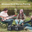 Caixa de Alto-falante Bluetooth portátil 90W sem fio ao ar livre IPX7 à prova d&