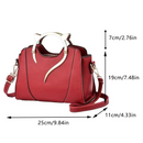 Bolsa Feminina - Design de Gatinho Elegante em Couro PU.