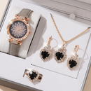 Kit Presente Feminino Conjunto de 4 peças com Relógio
