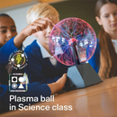 Luminária de Bola Plasma Mágica Led atmosfera luz noturna toque controle som vidro plasma luz decoração do quarto