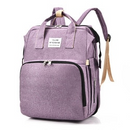 Mochila Cama Portátil (5 in 1)  Perfeita para Viajar com seu Bebê + Carregador Portátil + Garrafa de leite.