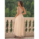 Vestido de Festa Longo de Ombro Split - YISSANG