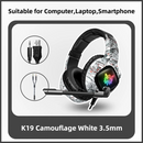 ONIKUMA K19 Gaming Headset Fones de ouvido Fones de ouvido estéreo com cancelamento de ruído e microfone