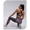 Conjuntos Fitness Leopardo Print Yoga