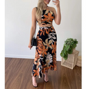 Saia Longa + Conjunto Sexy sem Mangas - FLAVIA