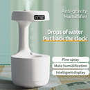 Umidificador de ar de gota de água 800ml difusor antigravidade USB luz noturna