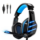 Fone de ouvido Gamer com fio LED para PS4, PS5, Xbox One, e PC com microfone com cancelamento de ruído RGB e som 7.1