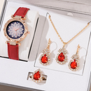 Kit Presente Feminino Conjunto de 4 peças com Relógio