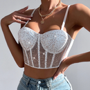 Cropped Sexy com Lantejoulas - YOLANDA