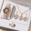 Kit Presente Feminino Conjunto de 4 peças com Relógio